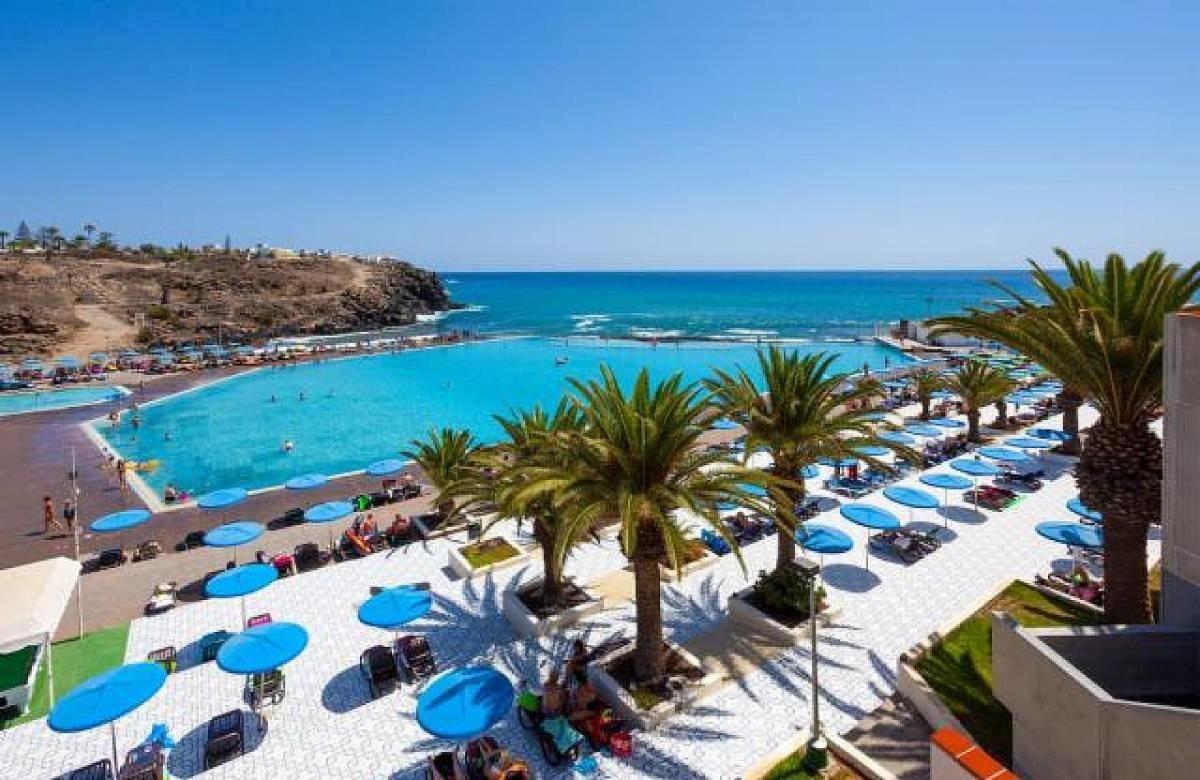Beach-Front Tenerife Sth Sea And Pool View Costa Del Silencio Extérieur photo